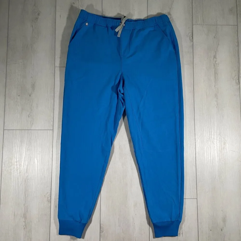 NWT FIGS Scrubs Men's XL Tansen Jogger 2.0 Scrub Pants Royal Blue 5 Pocket
